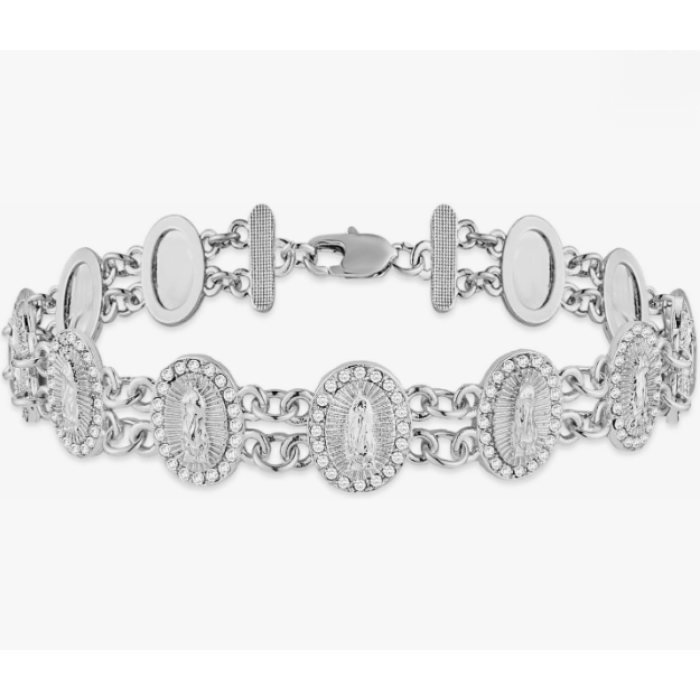 Elegant Dainty Link Bracelet with Sparkling Zircon...